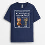 4419AFR2 t shirt chat personnalise joyeuse fete des peres couleur fonce 4419akm5d