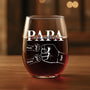 4423IFR1 verre a vin sans pied personnalise meilleur papa check main 4423i6q5b