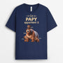 4447AFR2 t shirt personnalise papy ce papy ours appartient a design cartoon 4447atm5b