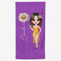 4450BFR1 serviette de plage personnalisee femme en bikini 4450b8kta