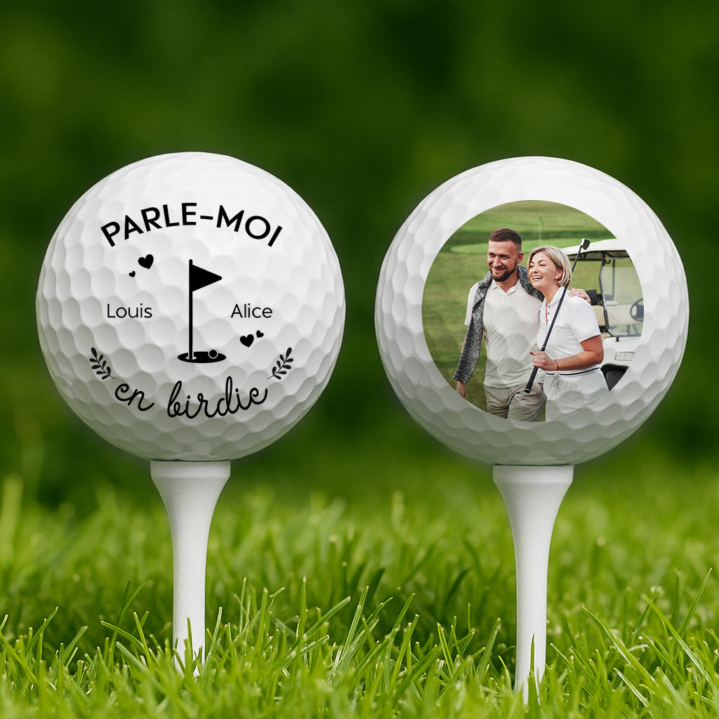 4455KFR2 balle de golf personnalisee avec photo plus que le golf 4455k8tmg