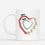 4492MFR1 mug personnalise papa papy coeur et mains 4492m