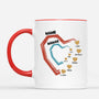 4492MFR2 mug personnalise papa papy coeur et mains 4492m