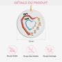 4492OFR3 ses petits coeurs ornement ceramique personnalise pour papa papy 4492otmab
