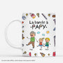 4497MFR1 effet dimpression 3d mug personnalise la bande a papa dessin crayon avec outils 4497m