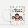 4500MFR1 mug personnalise la bande a maman fleur crayon couleur 4500mkq5a