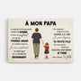 4515CFR1 toile personnalisee a mon papa soldat veteran 4515c6qnb