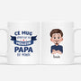 4518MFR1 tasse personnalise ce mug appartient au meilleur papa 4518m66tb