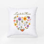 4541PFR1 coussin personnalise maman le jardin de maman mamie avec grand coeur 4541pslta