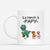 La Bande À Papy Dinosaure Design Cartoon - Mug Papy Personnalisé