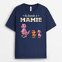4560AFR2 t shirt personnalise la bande a papa dinosaure design cartoon 4560a3t5b