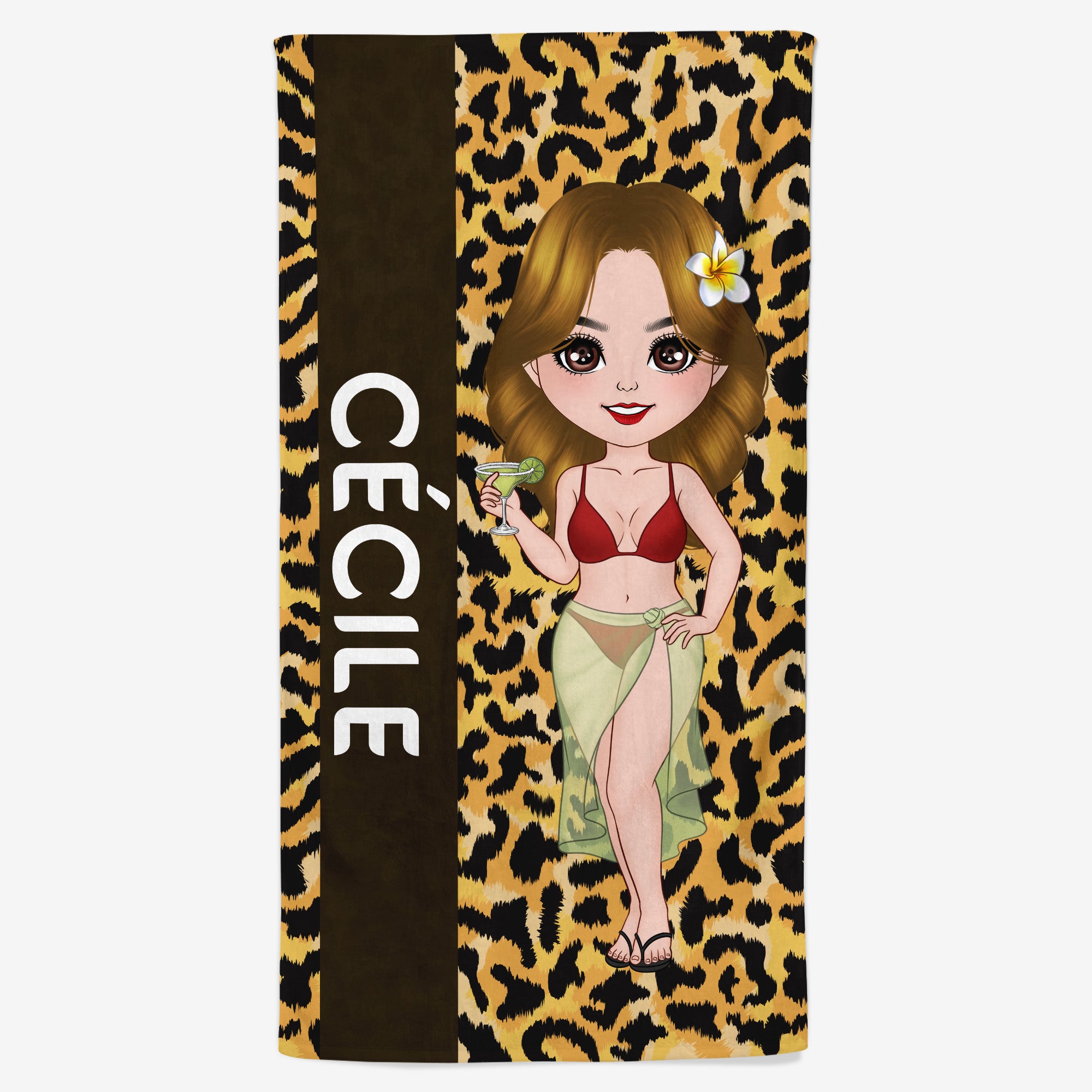 Femme Sexy - Serviette De Plage Personnalisé