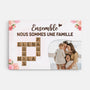 4567CFR1 toile famille personnalisee ensemble photo et mots croises 4567c5t5i