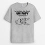 4580AFR2 tee shirt personnalise pour papa le bonheur 4580akm8b