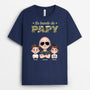 4592AFR2 t shirt personnalise la bande a papa design cartoon version camouflage 4592akq0b