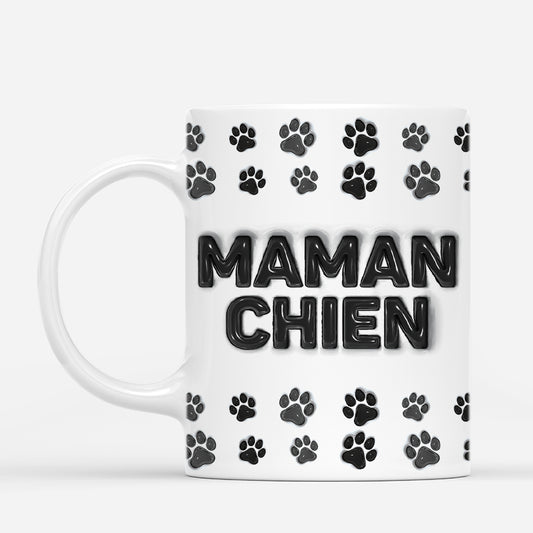 4598MFR2 effet dimpression 3d mug personnalise papa chien coeur version noir 4598m5q5c
