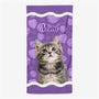 4630BFR1 serviette de plage personnalisee chat en ete 4630btm5d