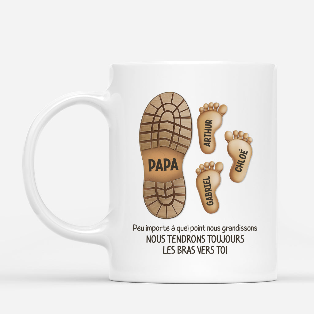 4635MFR1 mug personnalise pour papa peu importe a quel point je grandis 4635m86ab