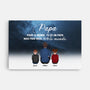 4637CFR1 toile personnalisable papa tu es le monde version lunivers 4637ctinb