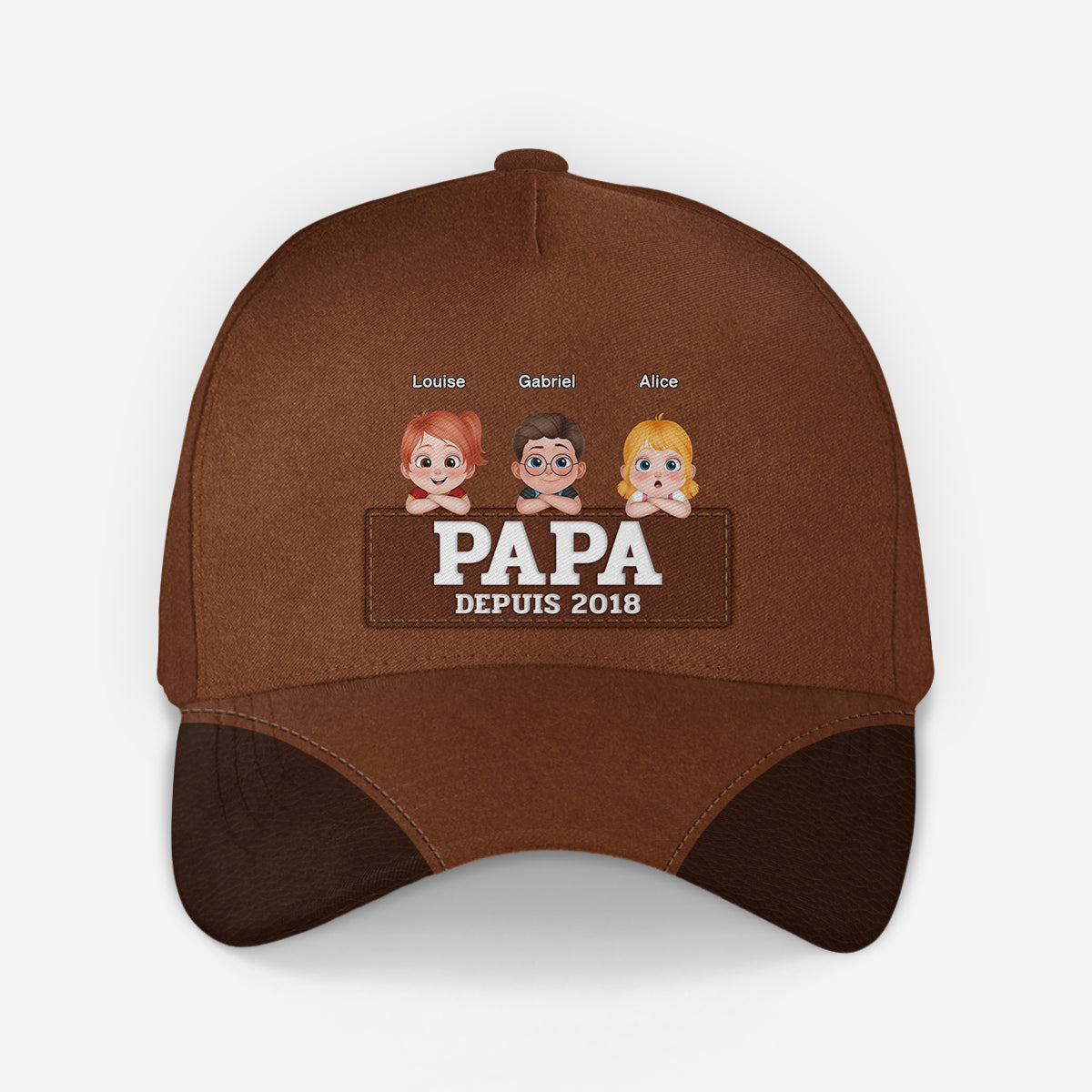 4642JFR1 casquette personnalisee papa depuis 4642j