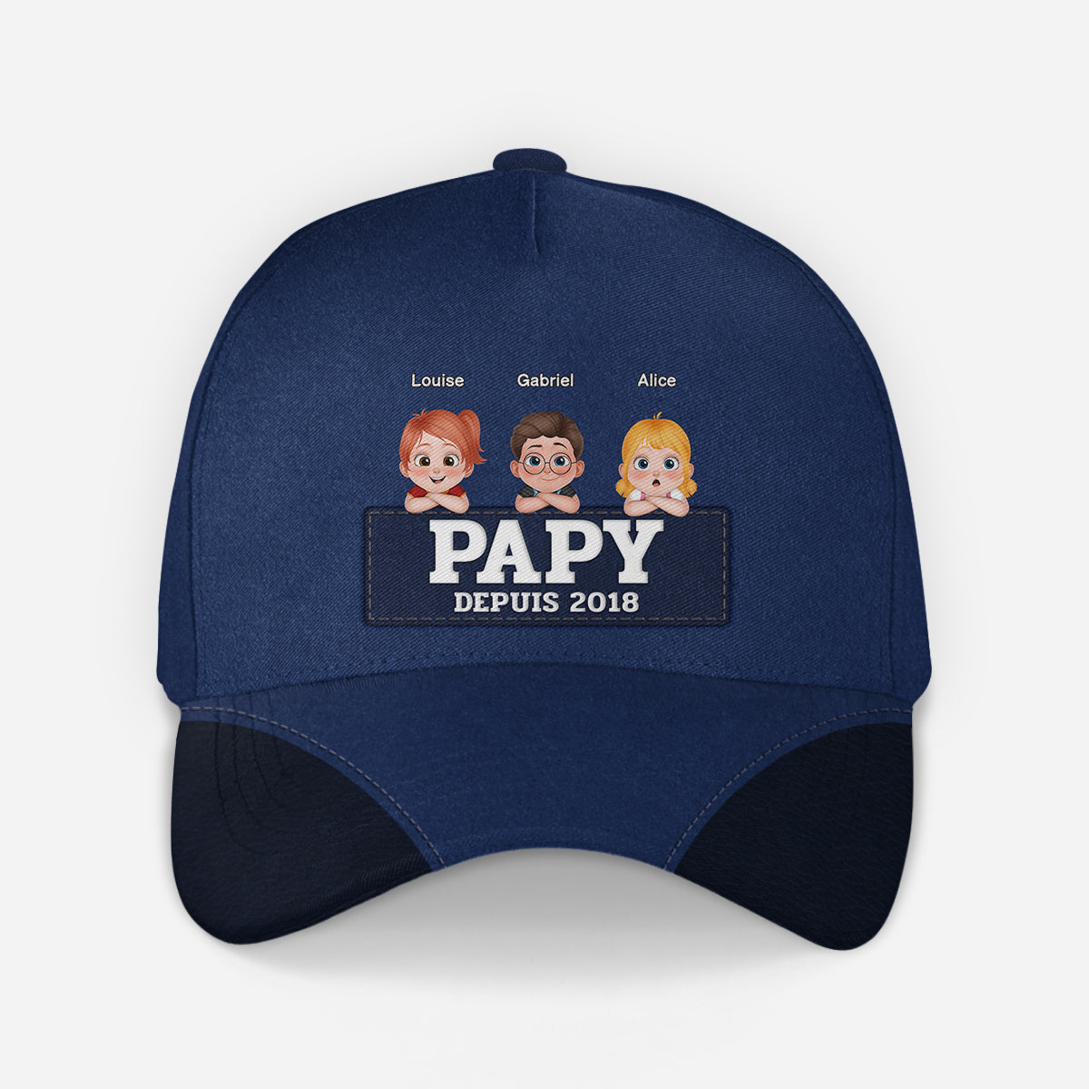 4642JFR2 casquette personnalisee papa depuis 4642j