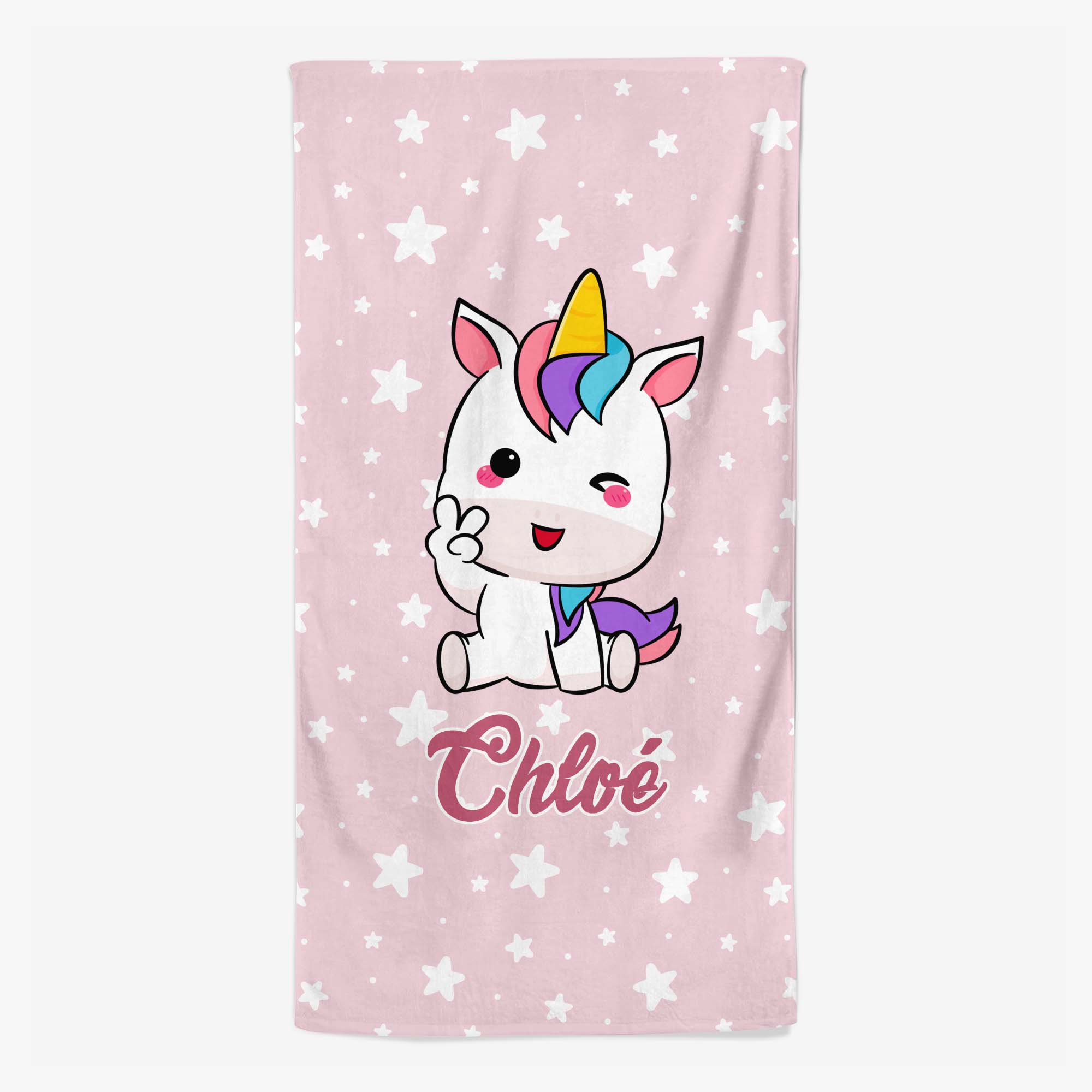 4648BFR2 serviette de plage personnalisee licorne 4648b5l0k_8fe45439 5e91 41c7 8549 b681e5d613ac