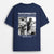 Aucun Retour Ni Remboursement Avec Photos Version Monochrome - T-shirt Personnalisé Papa