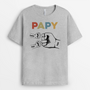 4677AFR2 T shirt Personnalise Papa Colore Avec Poings 4677AKH0B