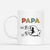 Mug Papa Coloré Avec Poings Personnalisé