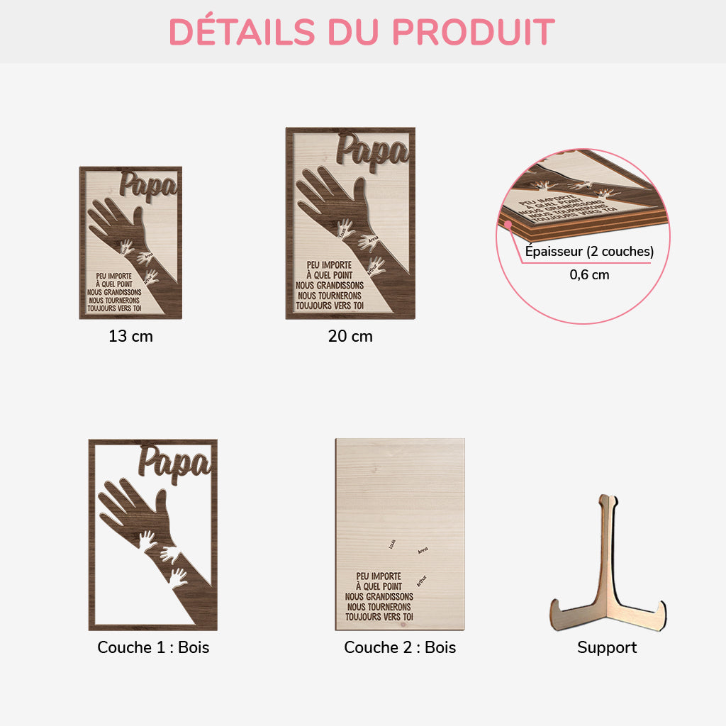 4681QFR3 plaque en bois personnalisee toujours vers toi avec mains 4681qt4na_1a4fa152 7036 4dc5 b219 3d057a67b97c