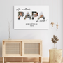 4691CFR3 toile personnalisee papa avec photo au meilleur papa 4691c8t5b