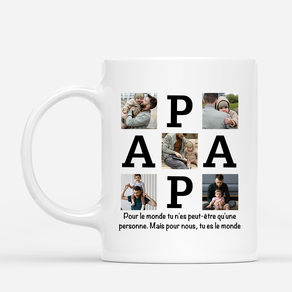 4706MFR1 mug personnalise papa puzzle de photos 4706m6n5b