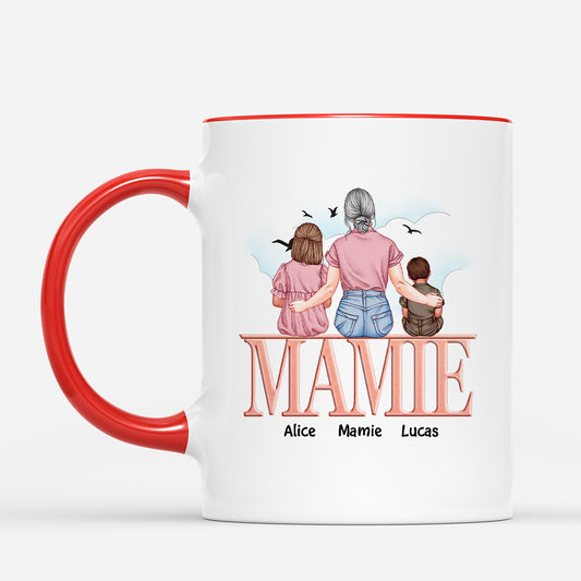 4708MFR2 mug personnalise papa et ses enfants version ciel 4708m6t5b