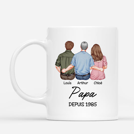 4738MFR1 mug personnalise papa depuis version tourner les dos 4738m3t5b_5b2bee53 2239 4611 8d01 85904695e02a