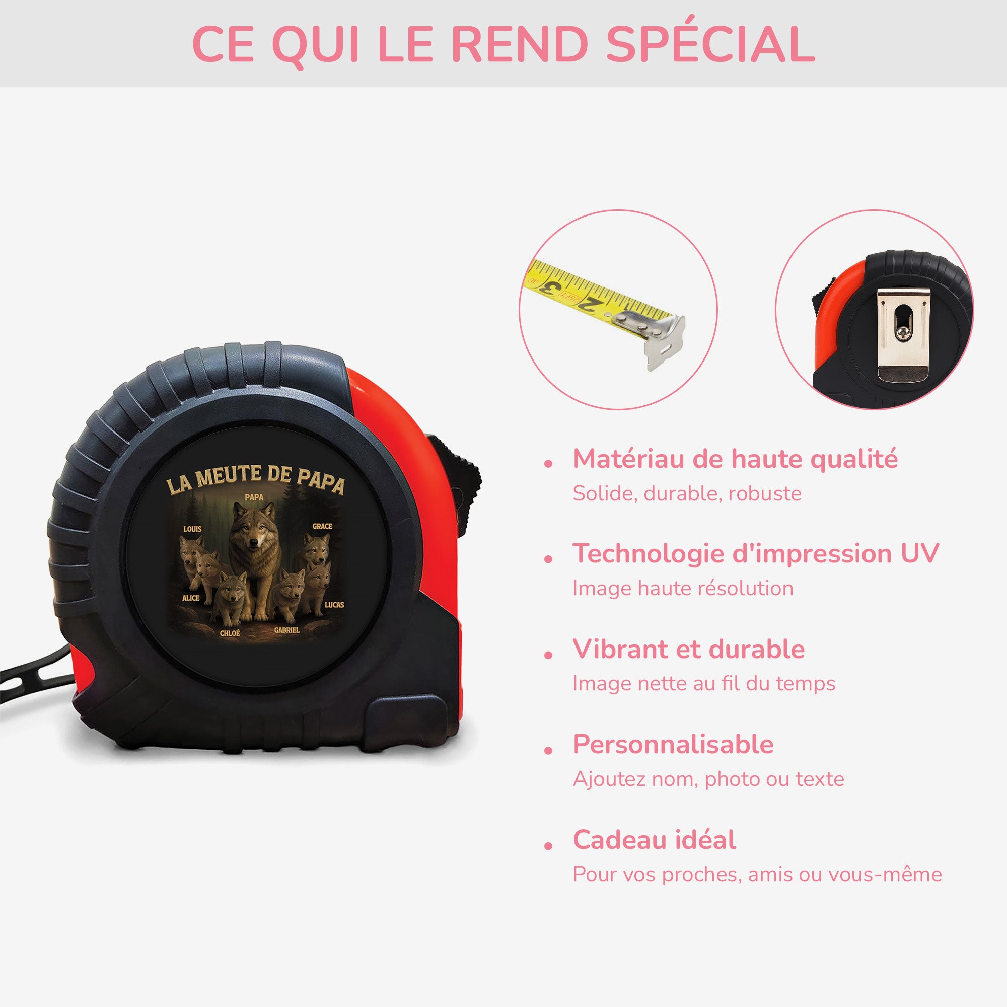 4741OFR4 metre ruban personnalisable la meute de papa 4741otm5b_6d2e921e 57bc 406e b8cb 202435add279