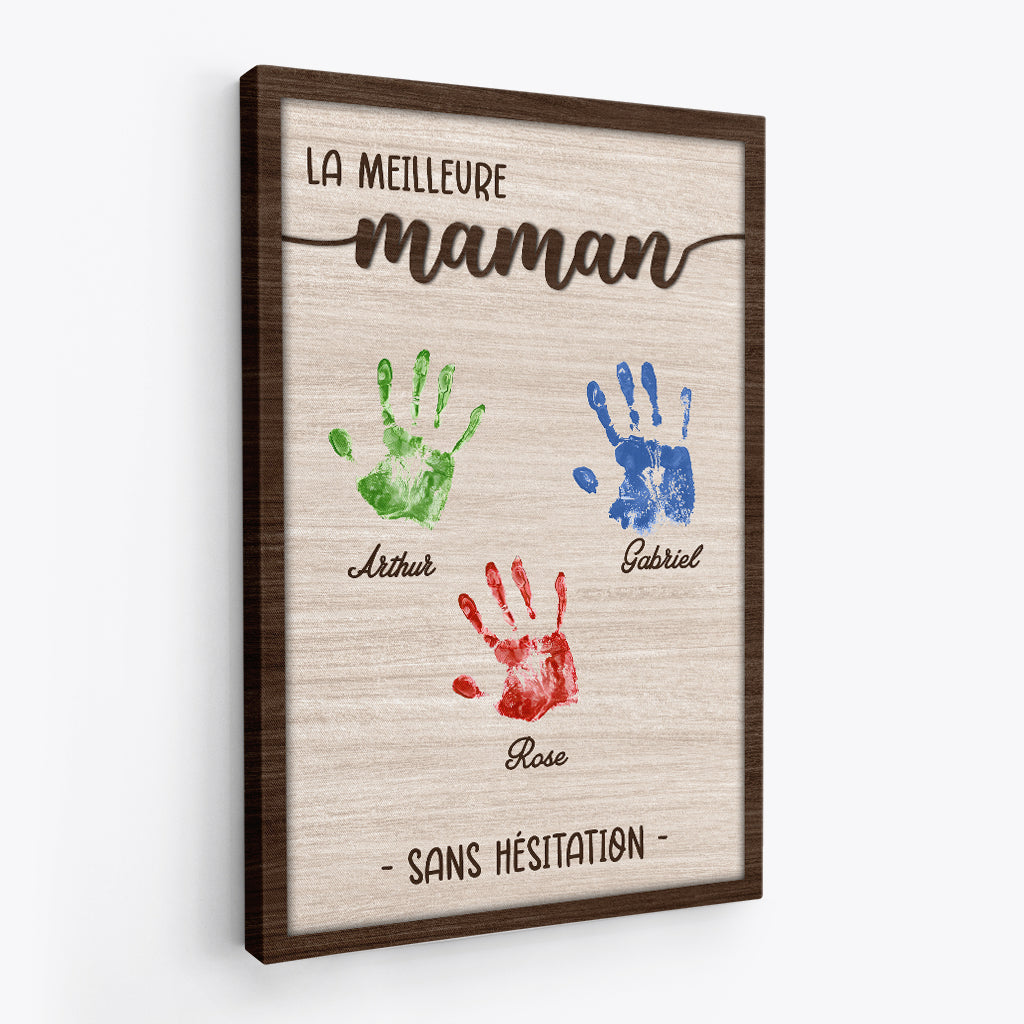 4744CFR2 toile personnalisee meilleur papa sans hesitation 4744c3qab