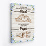 4762CFR2 toile personnalisee papa la meilleure chose 4762c6lab
