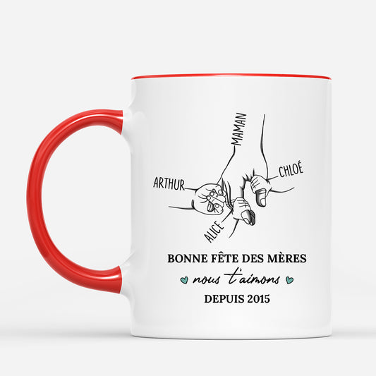 4802MFR2 mug fete des peres personnalise nous taimons depuis 4802m66ab