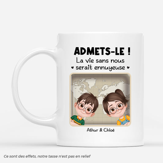 4809MFR1 effet dimpression 3d mug personnalise la vie ennuyeuse sans nous design cartoon avec carte 4809m5m0b_a23ad1cb 9fd1 489f 9a36 11600e1cc62a