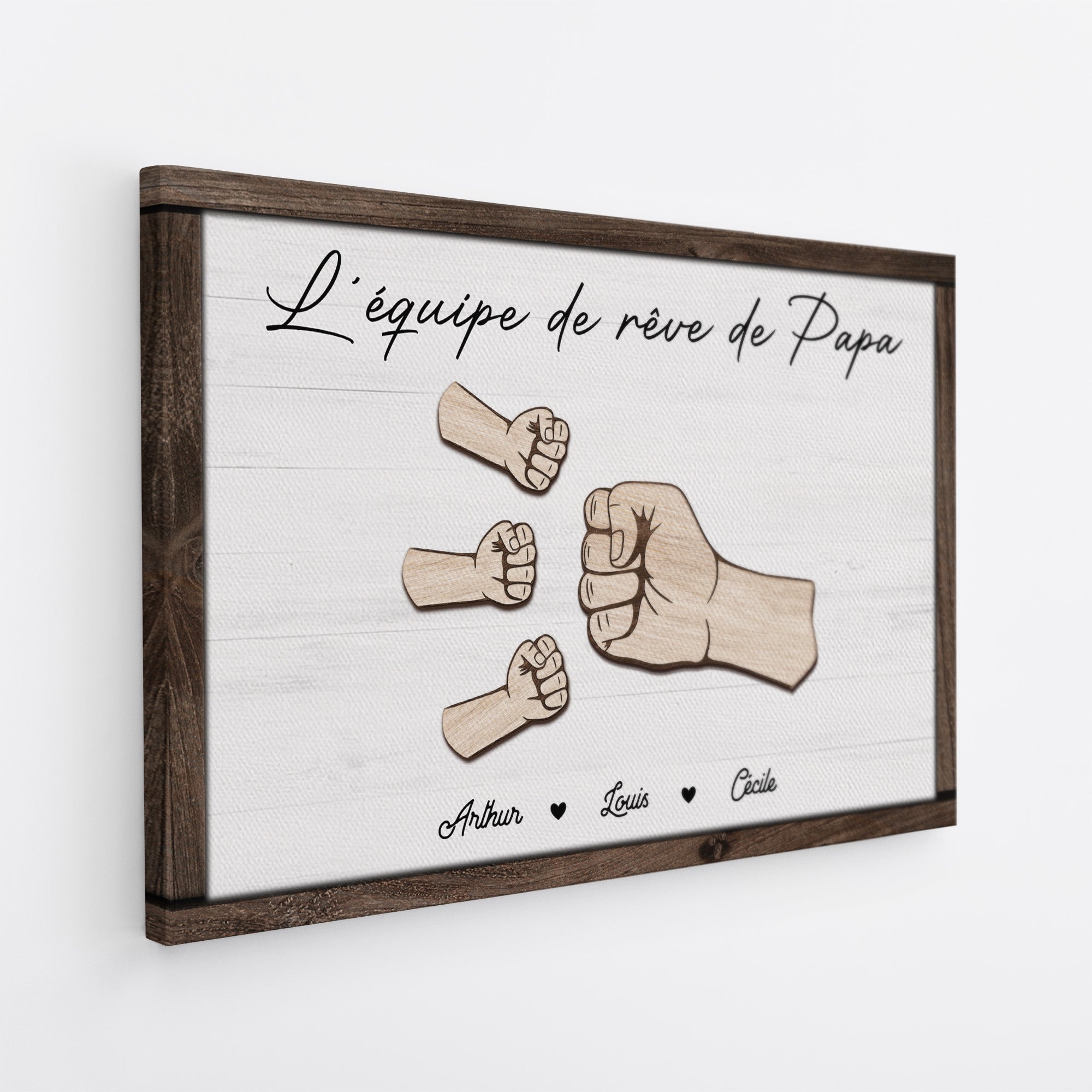 4815CFR2 toile personnalisee papa l_equipe de reve de papa poings 4815c6q5b_774707ec a600 4ec9 a268 3f14628b2a01