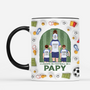4819MFR2 effet dimpression 3d mug personnalise papa l_equipe de reve de papa football 4819m5h8b