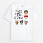 4830AFR1 t shirt personnalise papa chat anti social 4830akyad