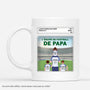 4841MFR1 effet dimpression 3d mug personnalise papa carte l_equipe de reve de papa football 4841m5t8b