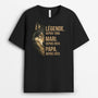 4848AFR1 t shirt personnalise papa legende mari papa loup 4848ak8ab