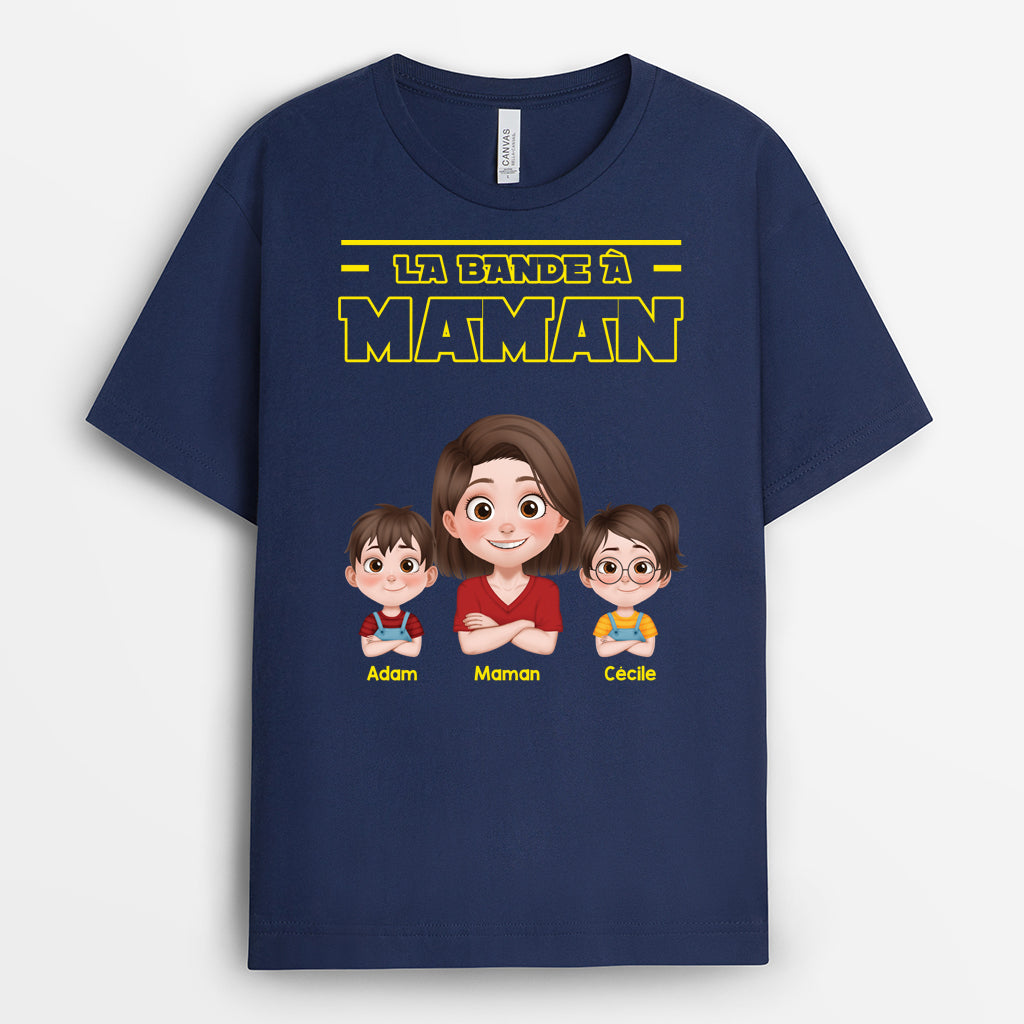 4852AFR2 t shirt personnalise la bande a papa style cosmos 4852a3yab