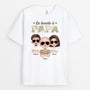 4853AFR1 t shirt personnalise la bande a papa soldat design carte au couleur clair 4853a5m0b