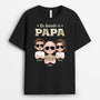 4853AFR1 t shirt personnalise la bande a papa soldat design carte au couleur fonce 4853a5m0b