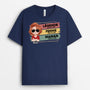 4854AFR2 t shirt personnalise legende mari papa design cartoon colore 4854a36tb