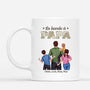4855MFR1 mug personnalise papa fort version carte 4855mkl0b