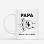 4859MFR1 mug personnalise papa avec poings version simple 4859m8q0b